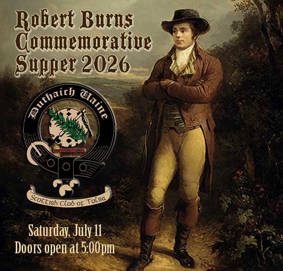commemorate robert burns event on july 12, 2025 at the american legion mohawk post 308 in tulsa